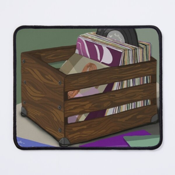 Item preview, Vintage Vinyl Record Crate designed and sold by juleesfoodyep.