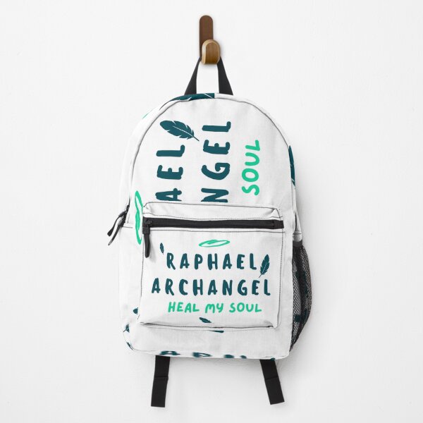Item preview, Archangel Raphael hear my soul green lettering design designed and sold by MapachardoStoreRB.
