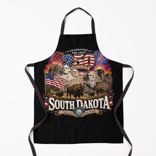Item preview, USA 250th Anniversary South Dakota Mount Rushmore designed and sold by No Limits T-Shirts.