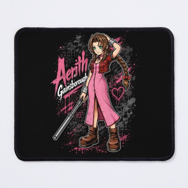 Item preview, Aerith Pixel Art - Gainsborough FFVII designed and sold by superhetero.