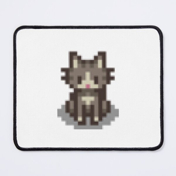 Item preview, Stardew Valley stickers - gray cat designed and sold by Stardewwlove.