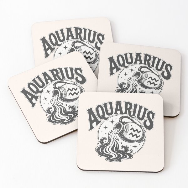 Item preview, Aquarius Zodiac Water Bearer Vintage Astrology Design | Retro Horoscope Gift for Aquarius Astrology Lovers designed and sold by TheStephanieRome.