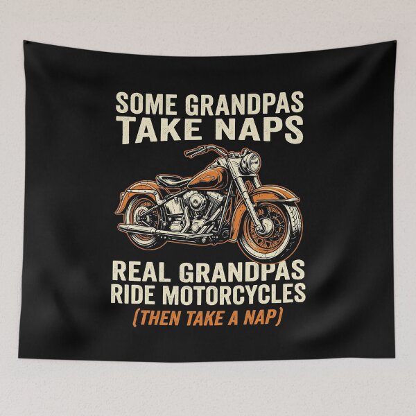 Item preview, Funny Biker Grandpa Ride Motorcycles Then Take A Nap designed and sold by GCFULLA.