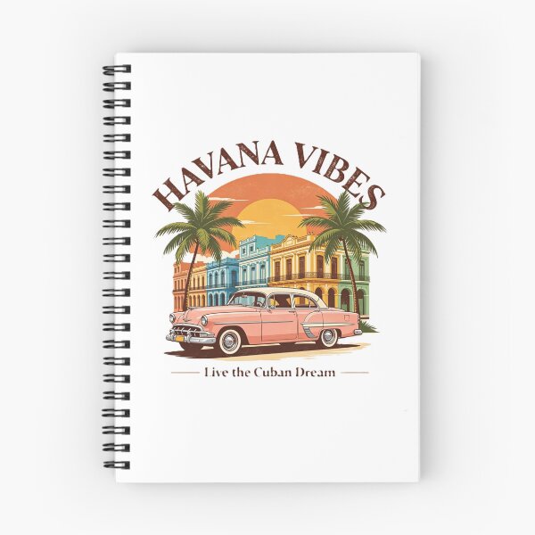 Item preview, Havana Vibes – Classic Car Tropical Sunset designed and sold by VladisWorld.