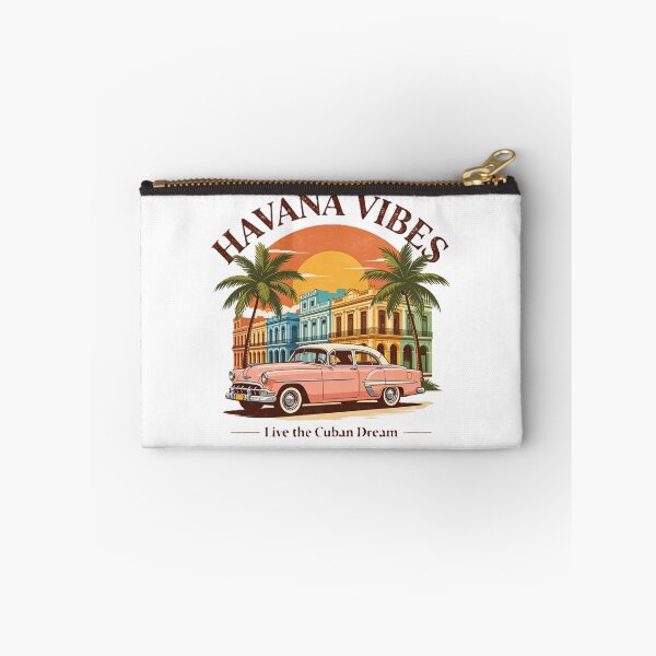 Item preview, Havana Vibes – Classic Car Tropical Sunset designed and sold by VladisWorld.