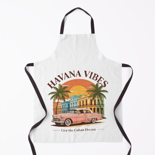 Item preview, Havana Vibes – Classic Car Tropical Sunset designed and sold by VladisWorld.