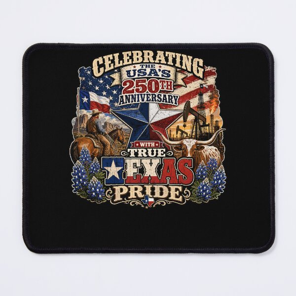 Item preview, USA 250th Anniversary Texas Pride Cowboy Longhorn designed and sold by No Limits T-Shirts.