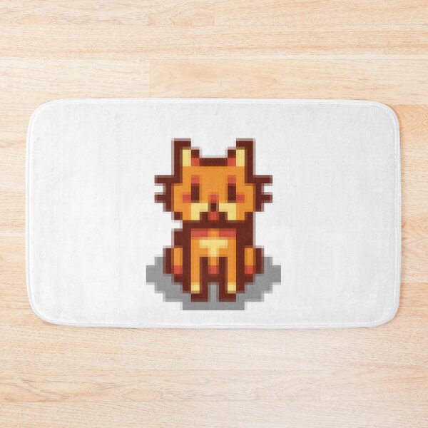 Item preview, Stardew Valley stickers - orange cat designed and sold by Stardewwlove.