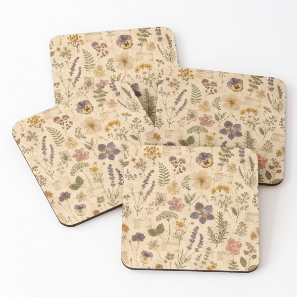 Item preview, Vintage Botanical Herbarium Pressed Flowers designed and sold by Owcomm.