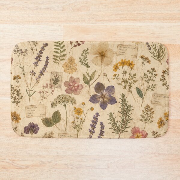 Item preview, Vintage Botanical Herbarium Pressed Flowers designed and sold by Owcomm.