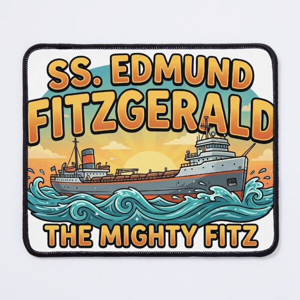 Item preview, mighty fitz lake superior nautical history designed and sold by ArtDesignTp.
