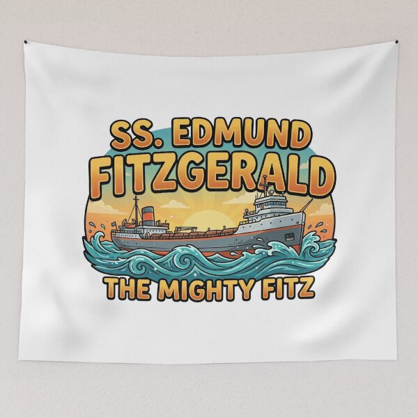 Item preview, mighty fitz lake superior nautical history designed and sold by ArtDesignTp.