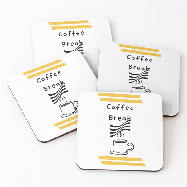 Item preview, Coffee Break - Fun Quote designed and sold by iconiqueart.