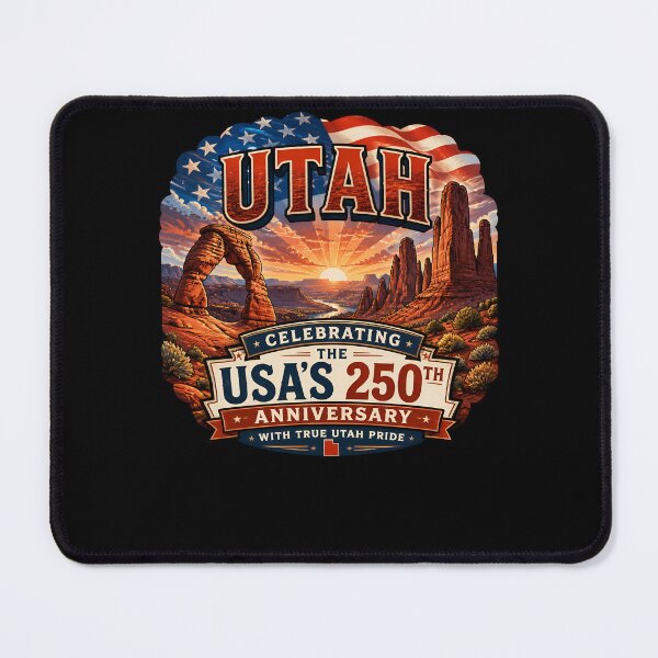 Item preview, Utah USA 250th Anniversary Patriotic State Pride designed and sold by No Limits T-Shirts.