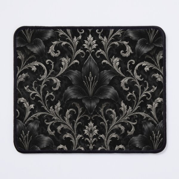 Item preview, Dark Floral Damask Pattern designed and sold by Owcomm.