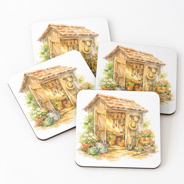 Item preview, Garden Toolshed Sunday Morning  designed and sold by PatiImagination.