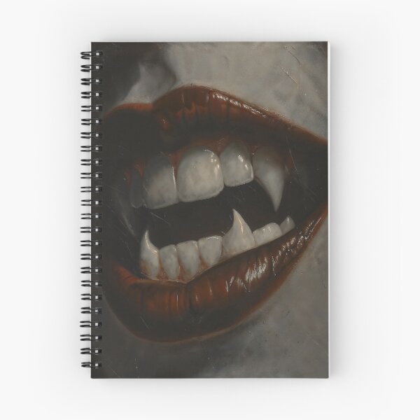 Item preview, Vampire Fangs Gothic Lips Dark Fantasy Art designed and sold by DarkHolyQueen.