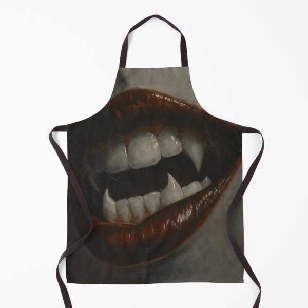 Item preview, Vampire Fangs Gothic Lips Dark Fantasy Art designed and sold by DarkHolyQueen.
