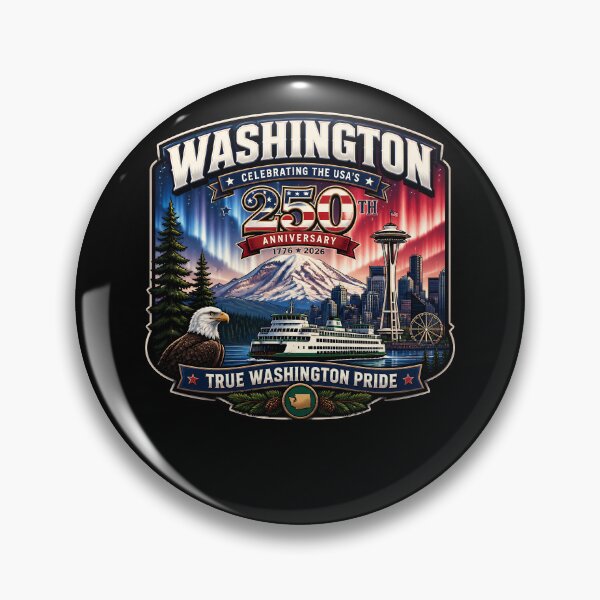 Item preview, Washington State 250th Anniversary USA Pride designed and sold by No Limits T-Shirts.
