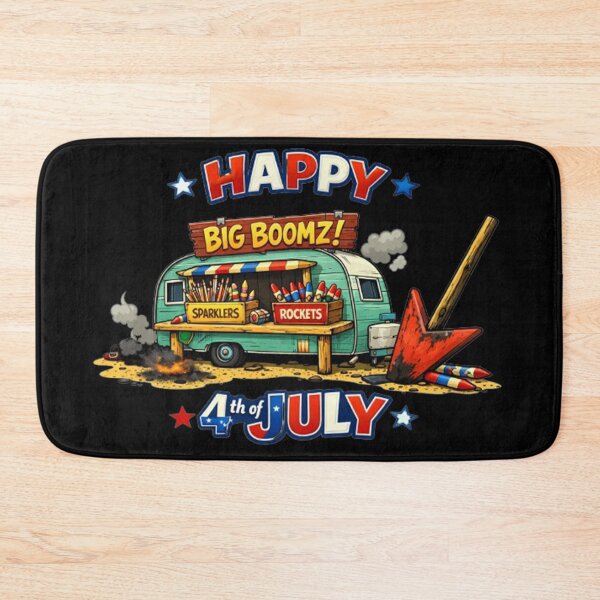 Item preview, Happy 4th of July Firework Van Sticker designed and sold by dragonmotor7.