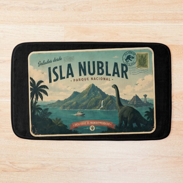 Item preview, greetings from nublar jurassic logo rusted park  designed and sold by Blck-Acid-Devil.