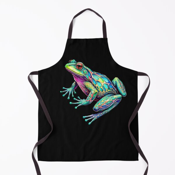 Item preview, Pretty Rainbow Frog Illustration Isolated on Background designed and sold by LaRoach Digital Arts.