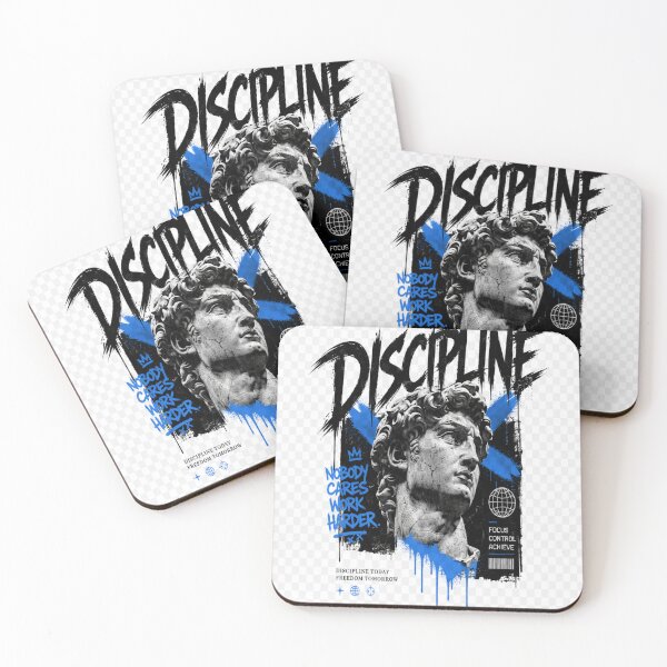 Item preview, Discipline over motivation graphic design designed and sold by urbanshop7.
