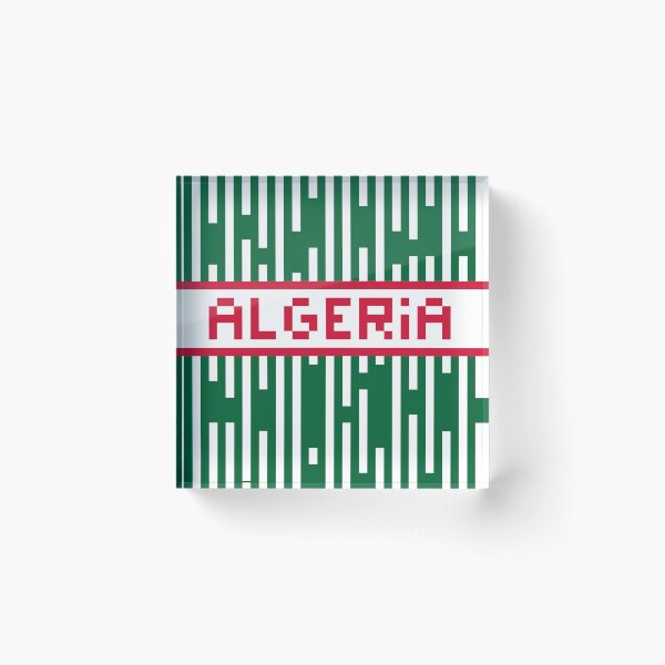 Item preview, ALGERIA — Algeria Soccer & Flag Pride Gift | Retro Pixel Art Word designed and sold by Mouremandier.
