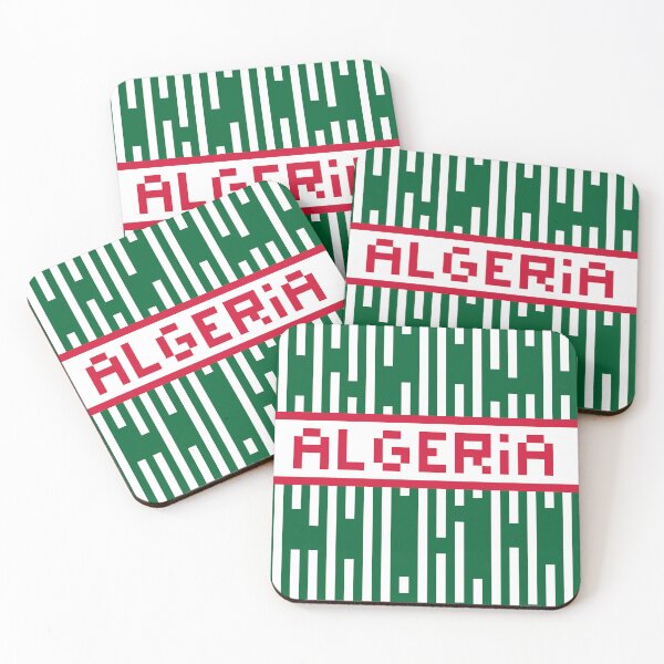 Item preview, ALGERIA — Algeria Soccer & Flag Pride Gift | Retro Pixel Art Word designed and sold by Mouremandier.