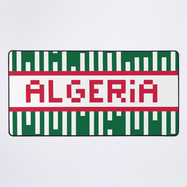 Item preview, ALGERIA — Algeria Soccer & Flag Pride Gift | Retro Pixel Art Word designed and sold by Mouremandier.