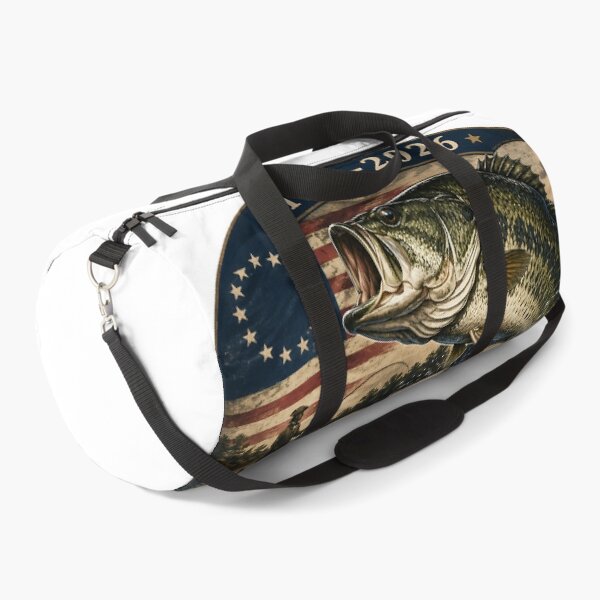 Item preview, 250th Bass Fishing Anniversary Vintage Flag 1776-2026 designed and sold by No Limits T-Shirts.