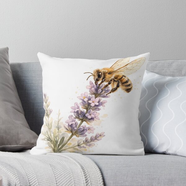 Item preview, Honey Bee and Lavender Summer Hum designed and sold by PatiImagination.