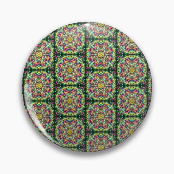 Item preview, Rainbow Floral Mandala Sacred Geometry Artwork designed and sold by Hookesmode.