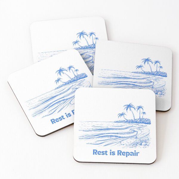 Item preview, Rest is Repair - Motivational rest Quote designed and sold by iconiqueart.