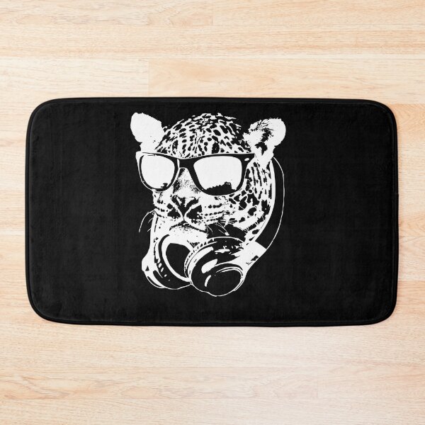 Item preview, Cool Leopard DJ Sunglasses Headphone Big Cat designed and sold by marke770.