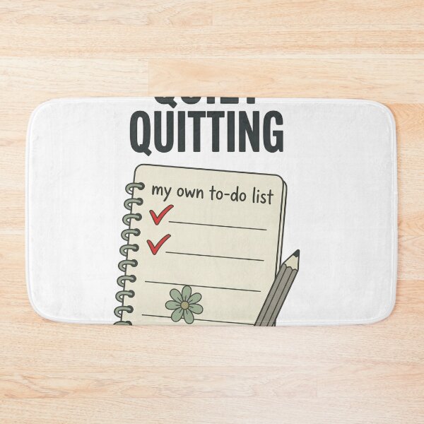 Item preview, Quiet Quitting My Own To-Do List — Funny Burnout Procrastination Humor Design designed and sold by EXATEES  ⭐⭐⭐⭐⭐.