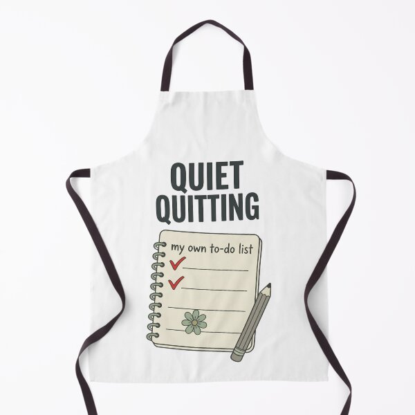 Item preview, Quiet Quitting My Own To-Do List — Funny Burnout Procrastination Humor Design designed and sold by EXATEES ⭐⭐⭐⭐⭐.