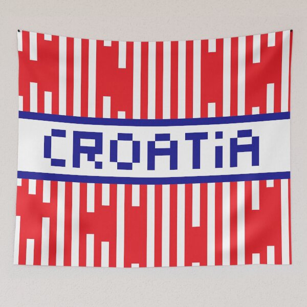 Item preview, CROATIA — Croatia Soccer & Flag Pride Gift | Retro Pixel Art Word designed and sold by Mouremandier.