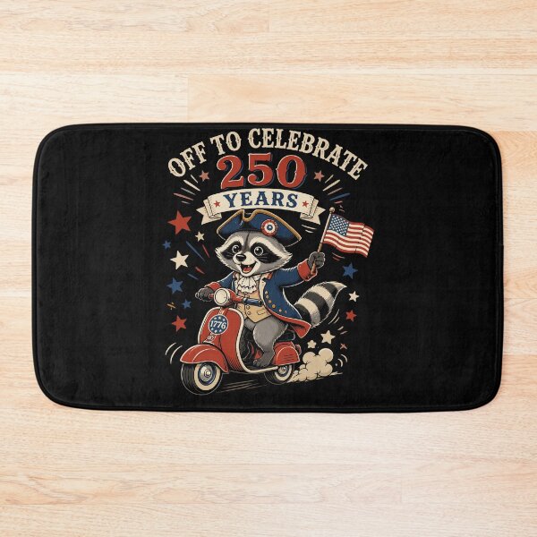 Item preview, Patriotic Raccoon 250 Years USA Independence designed and sold by No Limits T-Shirts.