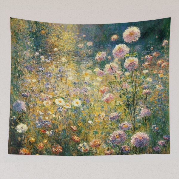 Item preview, Flowers of Giverny designed and sold by DroneWorks Creative.