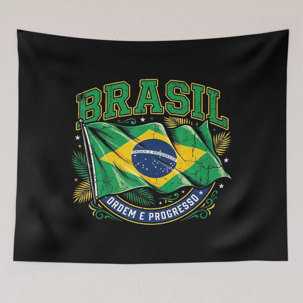 Item preview, Brasil With Brazilian Flag Colors Men Women Kids Brazil Flag designed and sold by Arens ★★★★★.