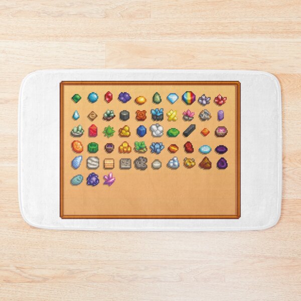 Item preview, Stardew Valley stickers - minerals designed and sold by Stardewwlove.