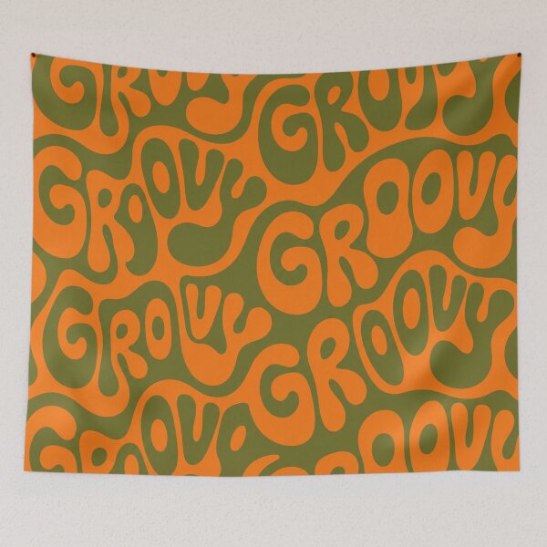 Item preview, Groovy Retro Seventies Pattern designed and sold by Owcomm.