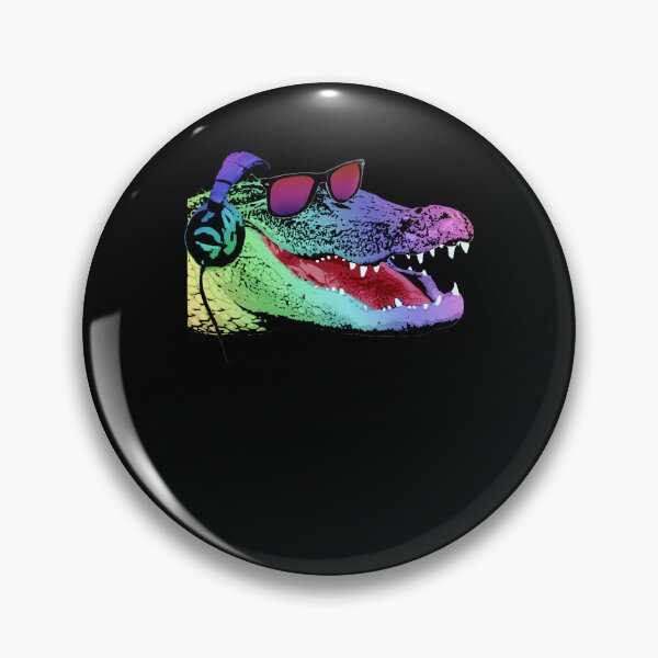 Item preview, Cool Alligator Sunglasses Headphones Music designed and sold by marke770.