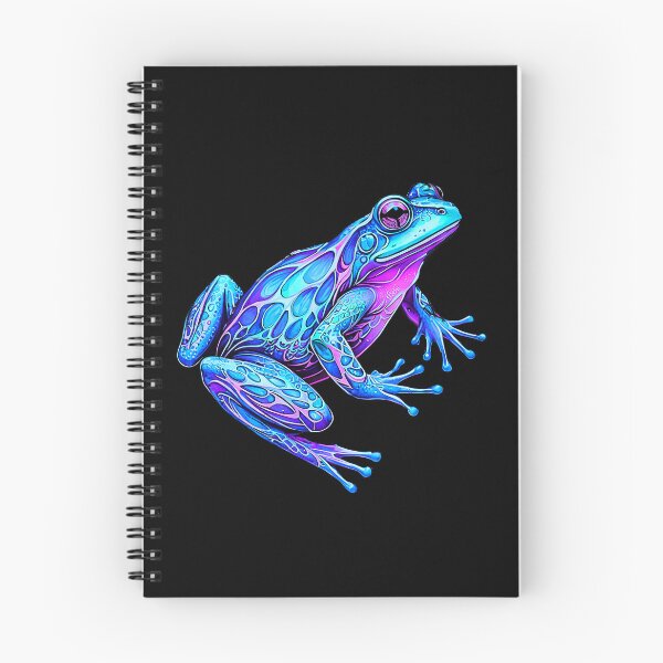 Item preview, Cute Blue Rainbow Frog Illustration Isolated on Background designed and sold by LaRoach Digital Arts.