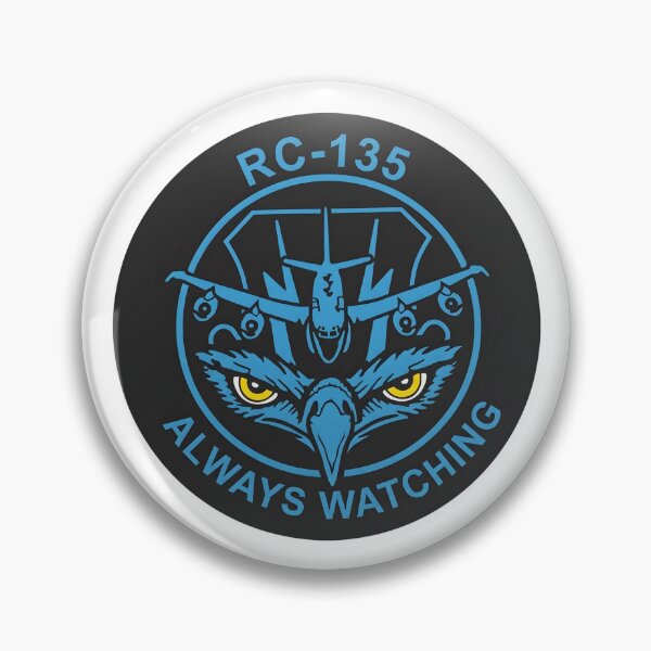 Item preview, RC-135 Reconnaissance Aircraft Military Patch Design designed and sold by CharlieDesings.