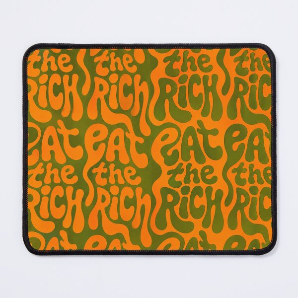 Item preview, Eat The Rich Groovy Text Pattern designed and sold by Owcomm.
