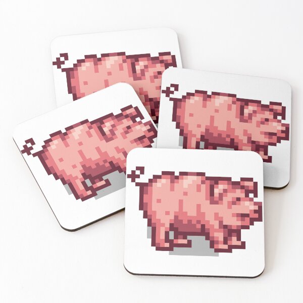 Item preview, Copy of Stardew Valley stickers - pig designed and sold by Stardewwlove.