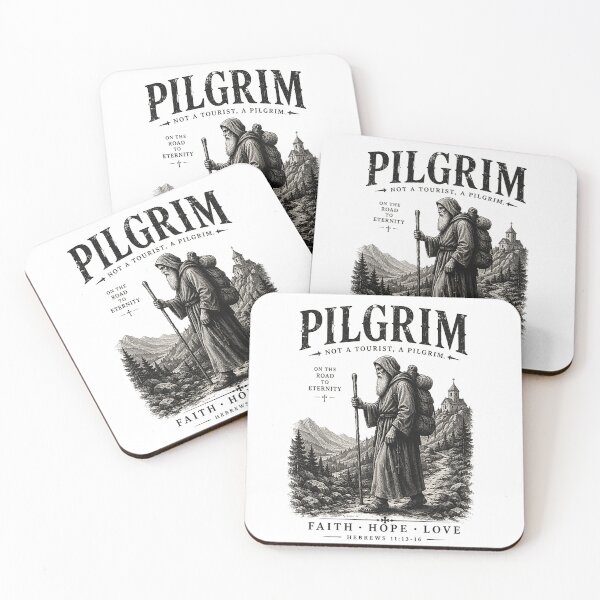 Item preview, Pilgrim – Not a Tourist, a Pilgrim | Christian Faith Journey designed and sold by JanChryzostom.