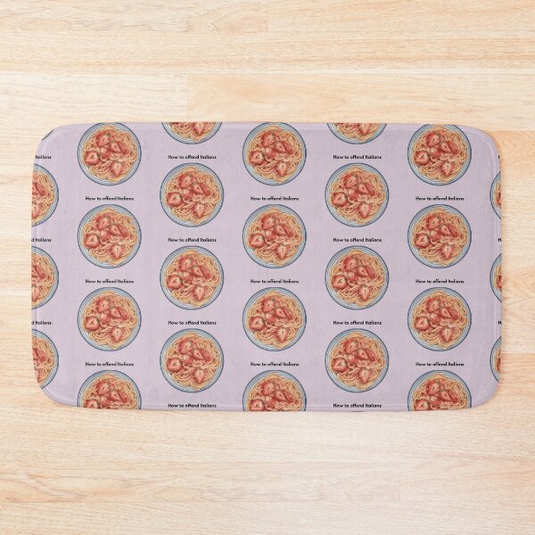 Item preview, How to Offend Italians in One Picture - Strawberry Pasta Meme designed and sold by Hey Golden Fly.